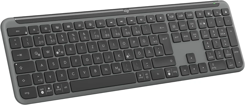 Logitech Signature Slim K950 Wireless Keyboard - Graphite, QWERTZ German Layout
