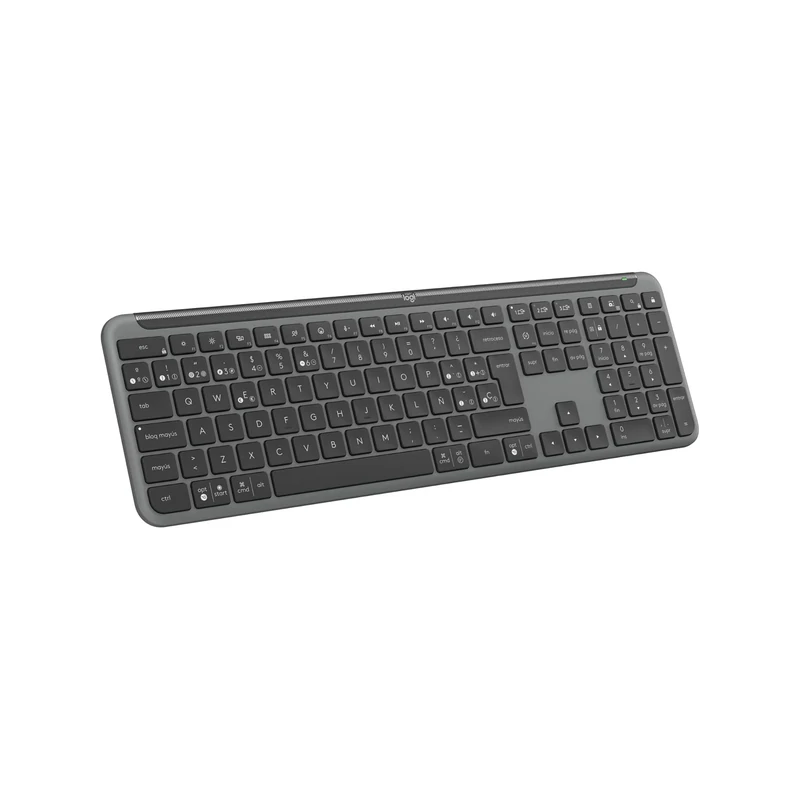 Logitech Signature Slim K950 Wireless Keyboard - Graphite, QWERTY Spanish Layout