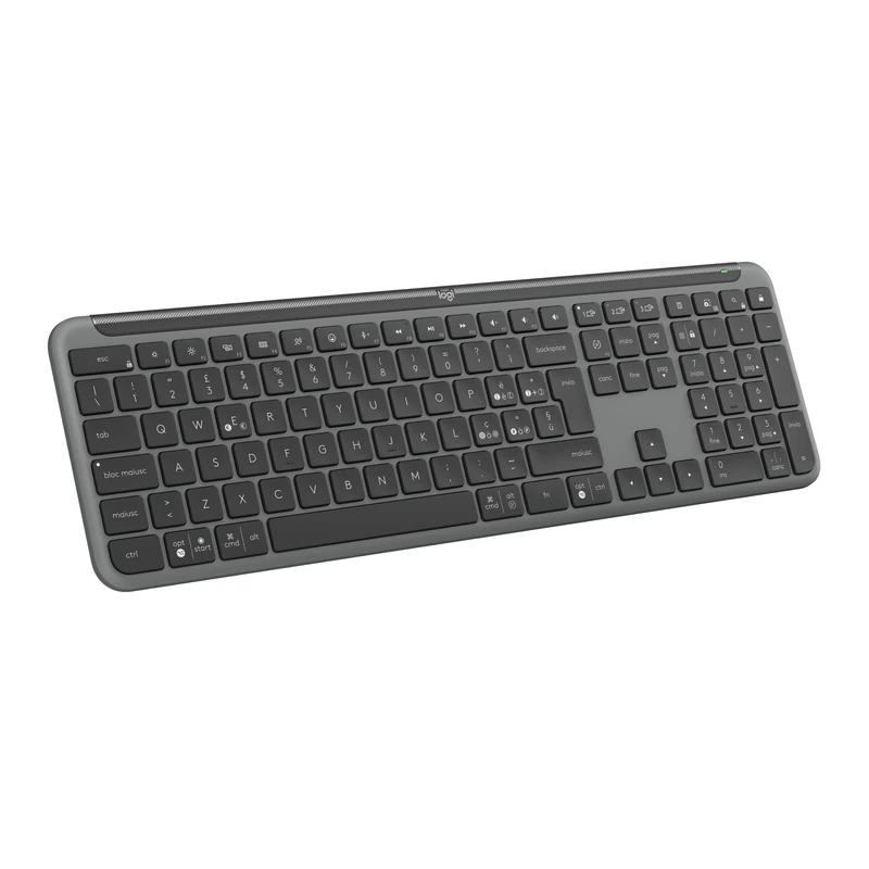 Logitech Signature Slim K950 Wireless Keyboard - Graphite, QWERTY Italian Layout