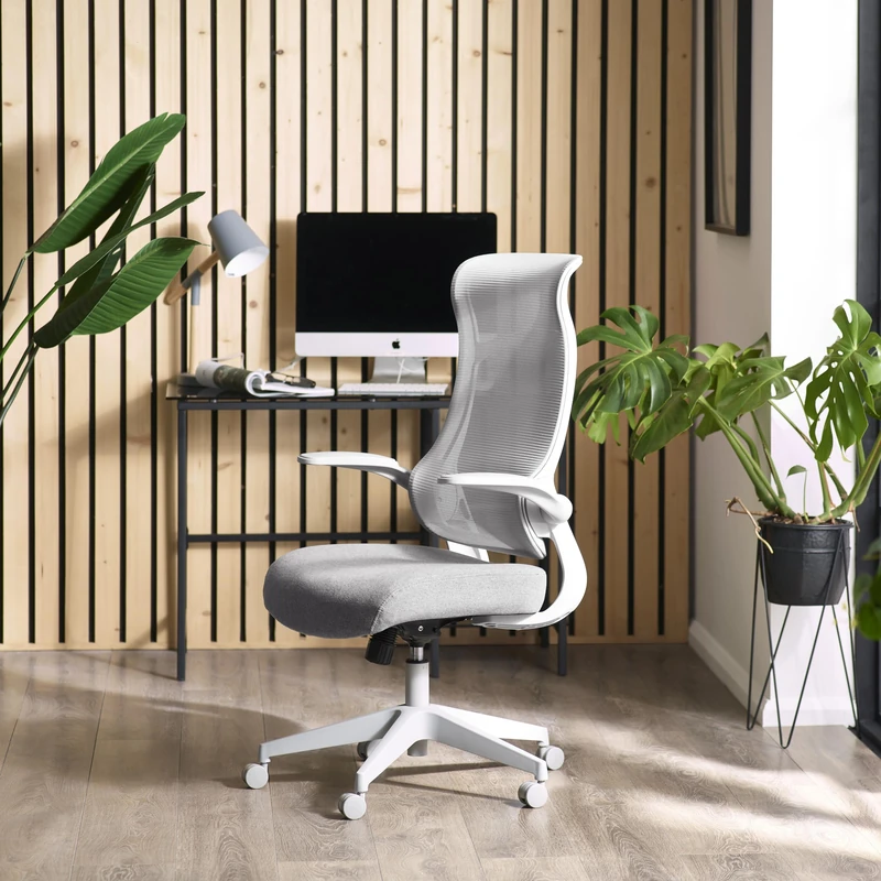 Julian Bowen Archer Office Chair, Engineered Wood, Cherry Ash, 118 x 67 x 63.5cm