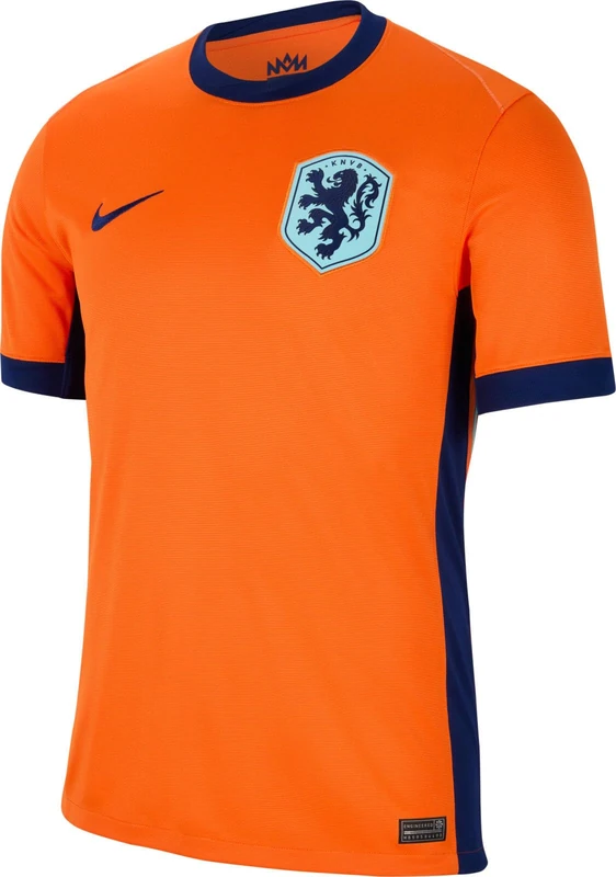 Nike Mens Df Stad T-Shirt, Safety Orange/Blue Void/Copa/B, L EU