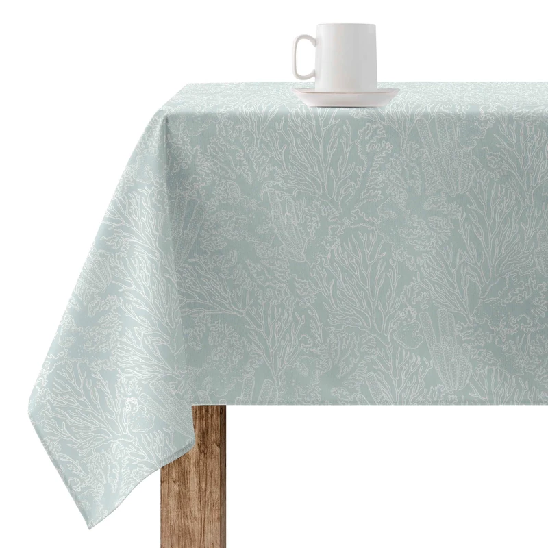 BELUM | Stain Resistant Tablecloth Size 240 x 155 cm - Extra Soft Touch Tablecloth Colour Multicolor - Fabric Tablecloth 100% Organic Cotton Model 0120-316