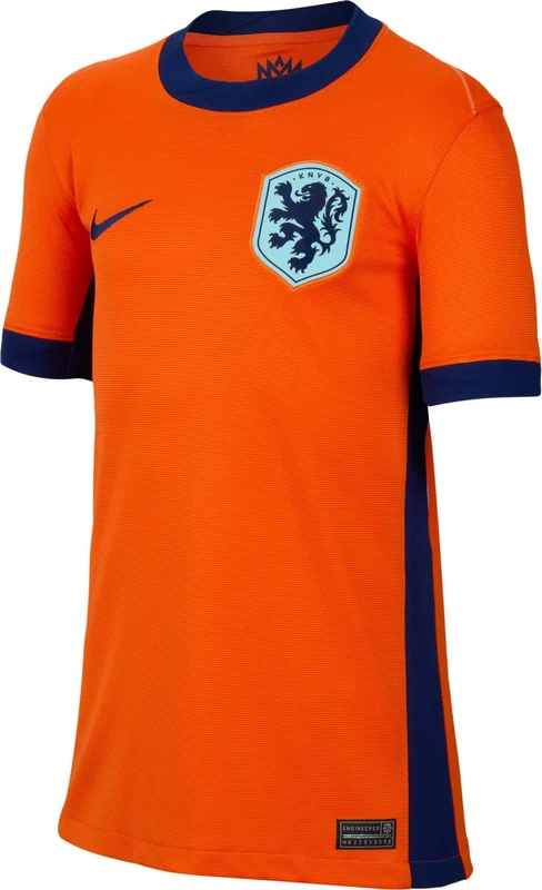 Nike Df Stad T-Shirt Safety Orange/Blue Void/Copa/B 13/15 Years