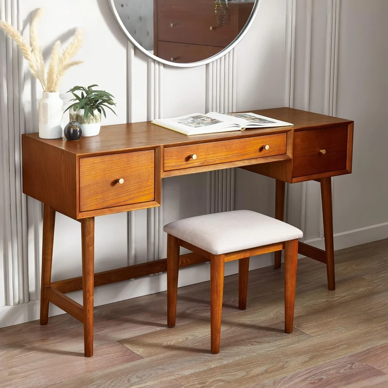 Julian Bowen Lowry Dressing Table And Stool Set