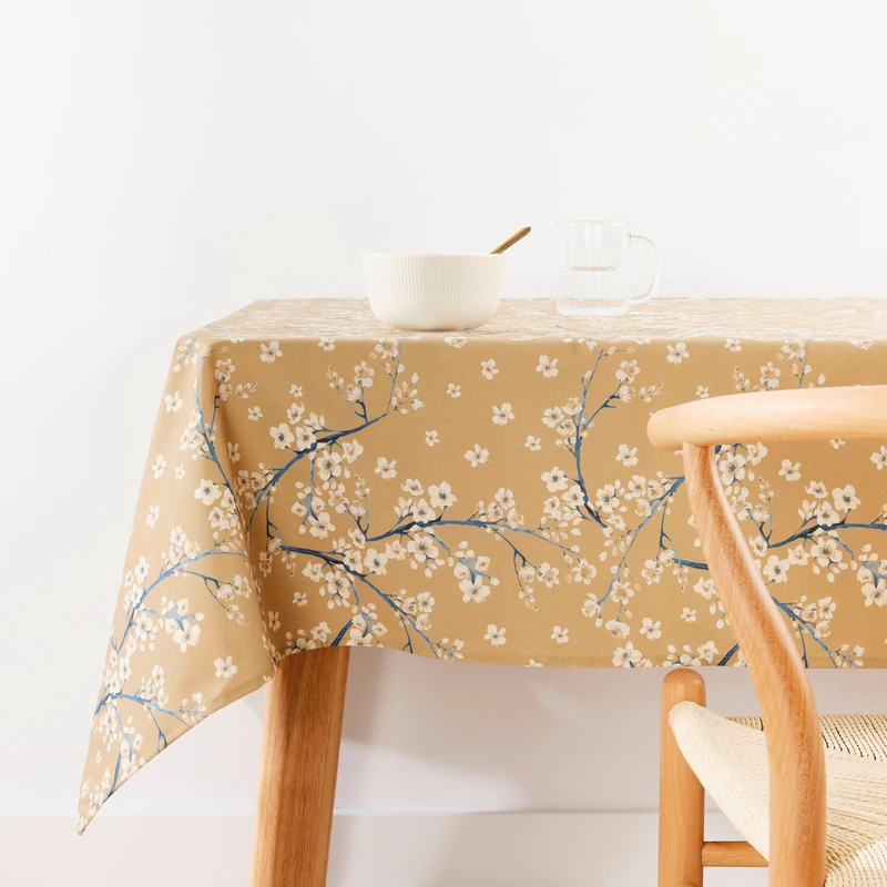 BELUM 0120-330 Stain-Resistant Tablecloth 300 x 155 cm Extra-Soft Multi-Coloured Fabric 100% Organic Cotton