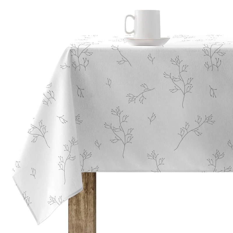 BELUM | Stain Resistant Tablecloth Size 300 x 155 cm - Extra Soft Touch Tablecloth Colour Multicolor - Tablecloth Fabric 100% Organic Cotton Model T06