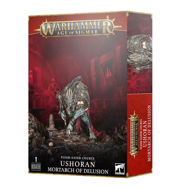 Warhammer scifi planet Age of Sigmar - Flesh-Eater Courts - USHORAN MORTARCH of DELUSION, Black
