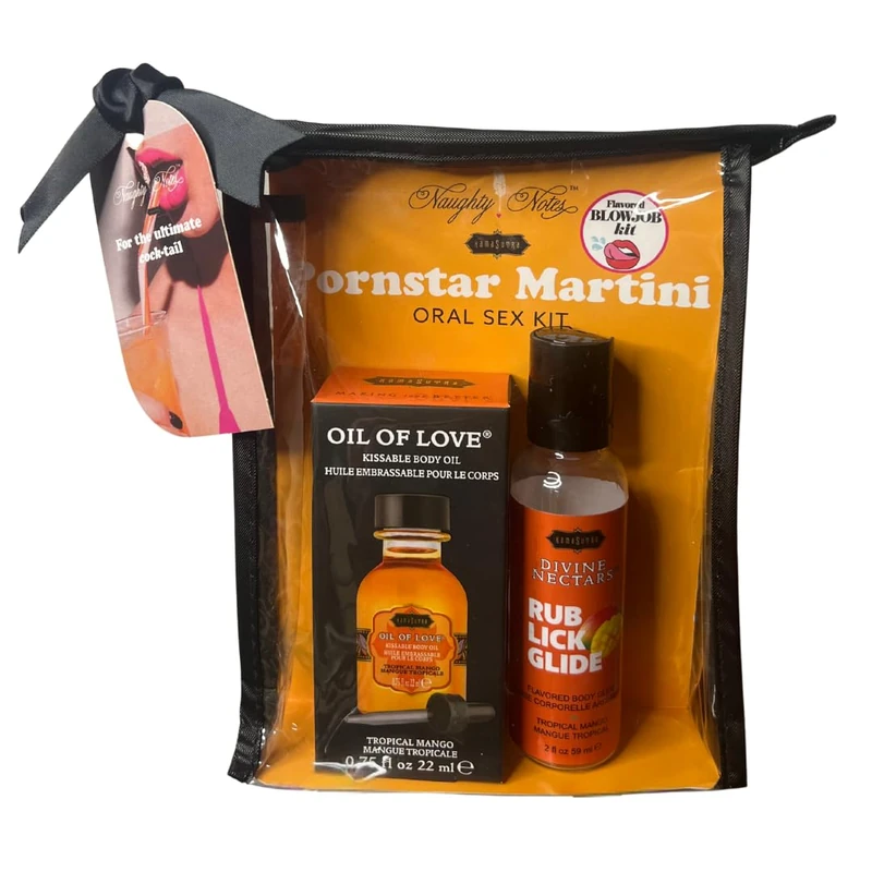 Kama Sutra Porn Star Martini Oral Sex Cocktail Set Transparent 22/59 ml - Image 1