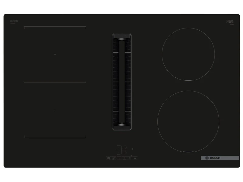 Bosch PVS811B16E Series 4, Built-in Induction hob with integrated ventilation system 80 cm surface mount without frame