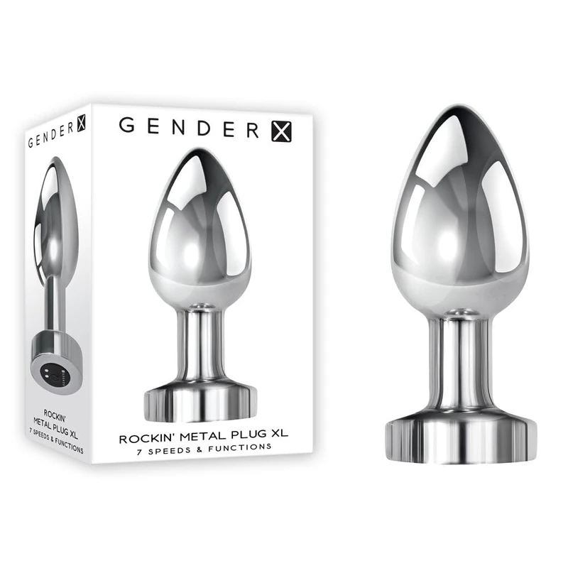 Gender X Rockin Analplug Grey 10.5 cm