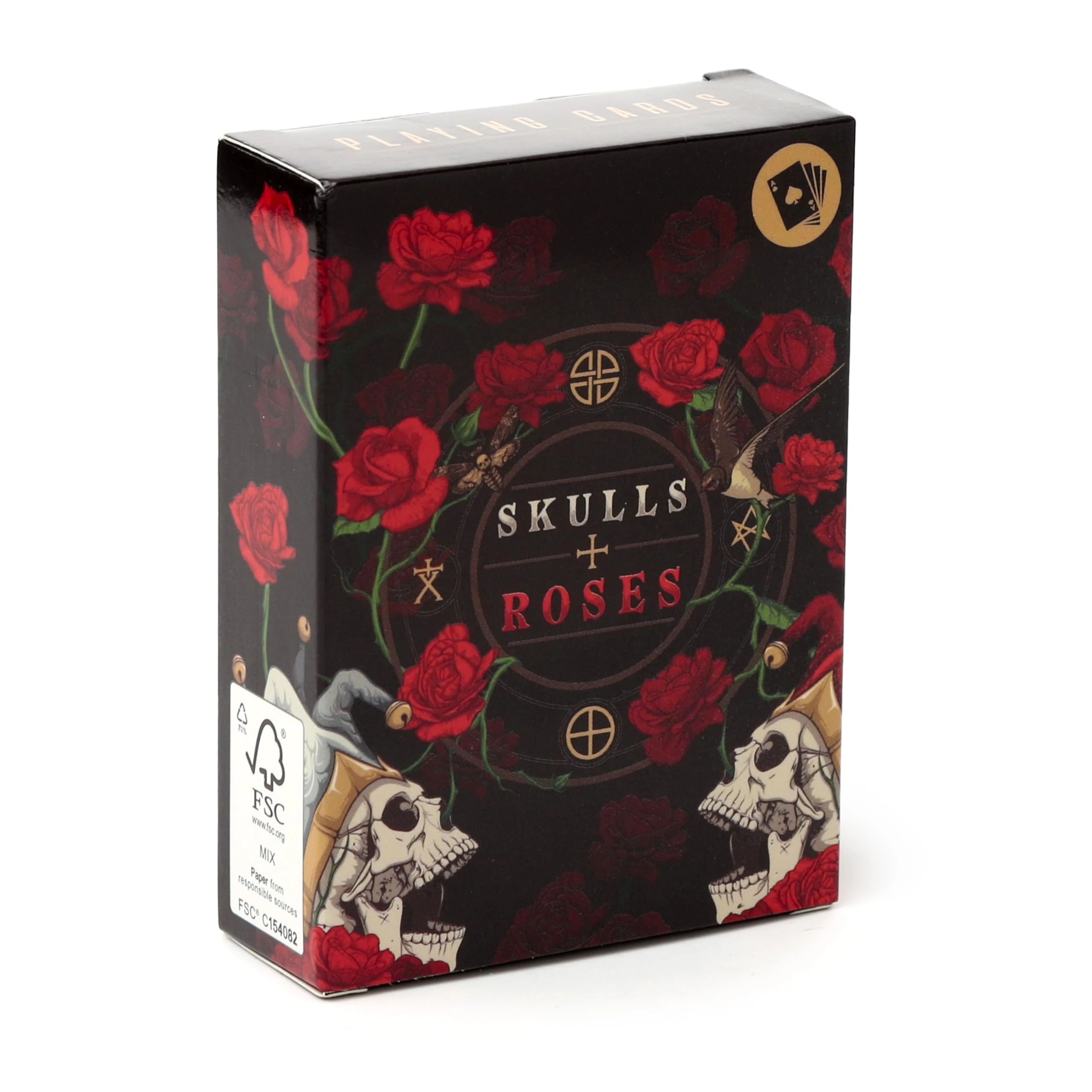 Puckator Skulls and Roses Standard Playing Card Deck