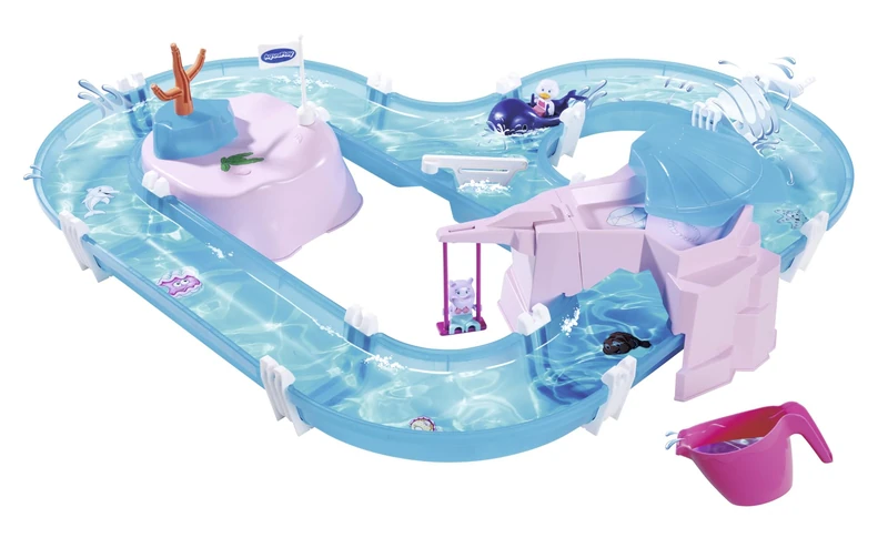 Aquaplay Mermain Waterplay Playset, Learn about the elements of water, currents and water flow, Mermaid theme, Outdoor garden toy for ages 3+