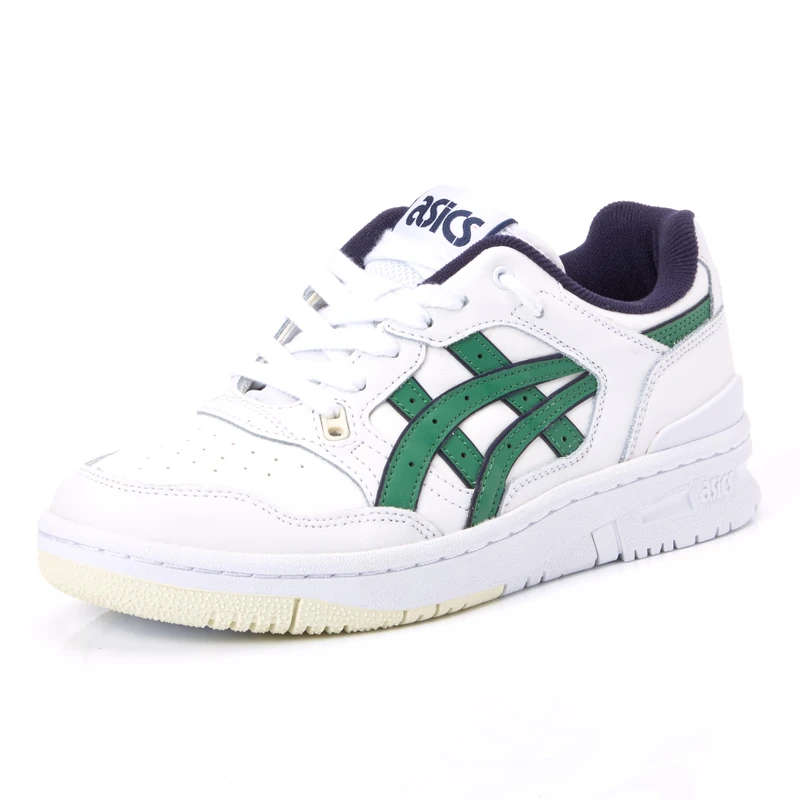 Asics Men's EX89 Sneaker, White Shamrock Green, 5 UK