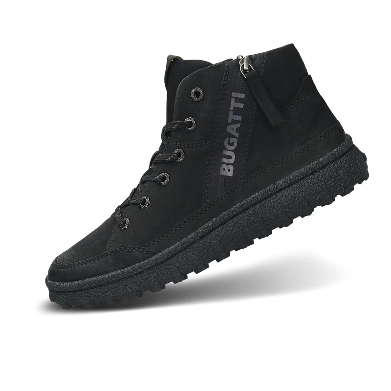 bugatti Men's 321-APB31 Boots Cold Lining, Black, 10 UK