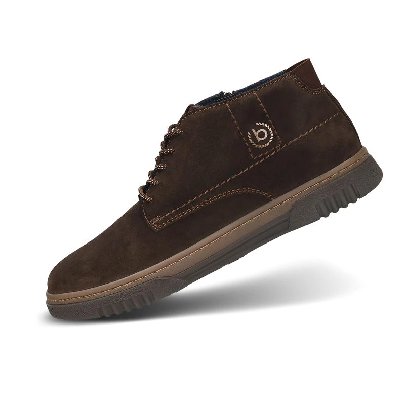 bugatti Men's Lace-Up Boots in Blue, dark brown, 7 UK