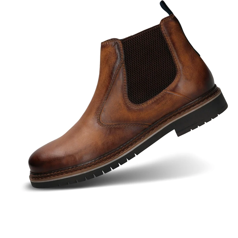 bugatti Men's Classic Boots - Cognac - Cold Lining - 11 UK