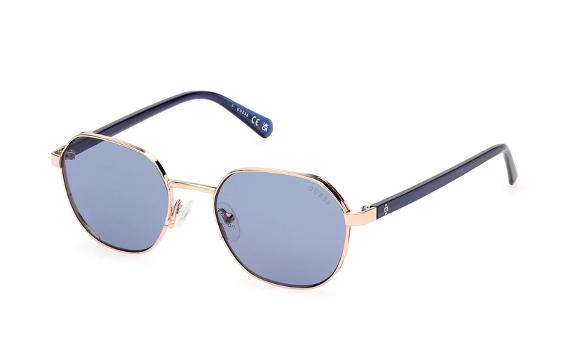 MARCOLIN GU00116 Glasses, Men, Shiny Rose Gold, One Size