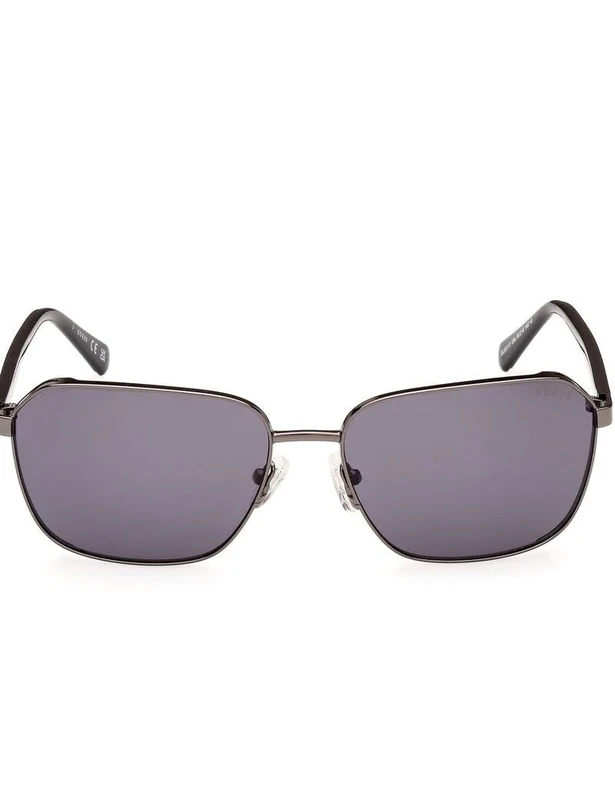 MARCOLIN GU00117 Glasses, Men, Shiny Gunmetal, One Size - Image 1