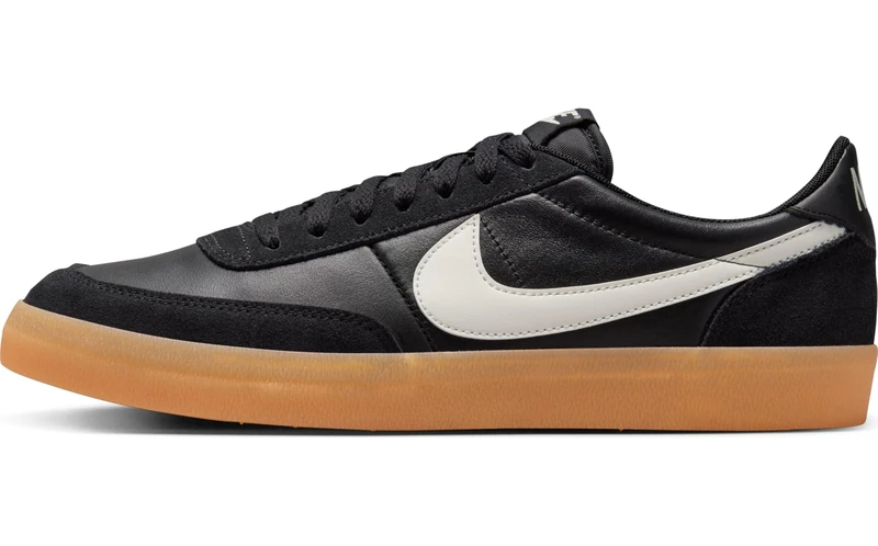 Nike Mens Killshot 2 Leather Sneaker, Black Sail Gum Yellow, 12 UK