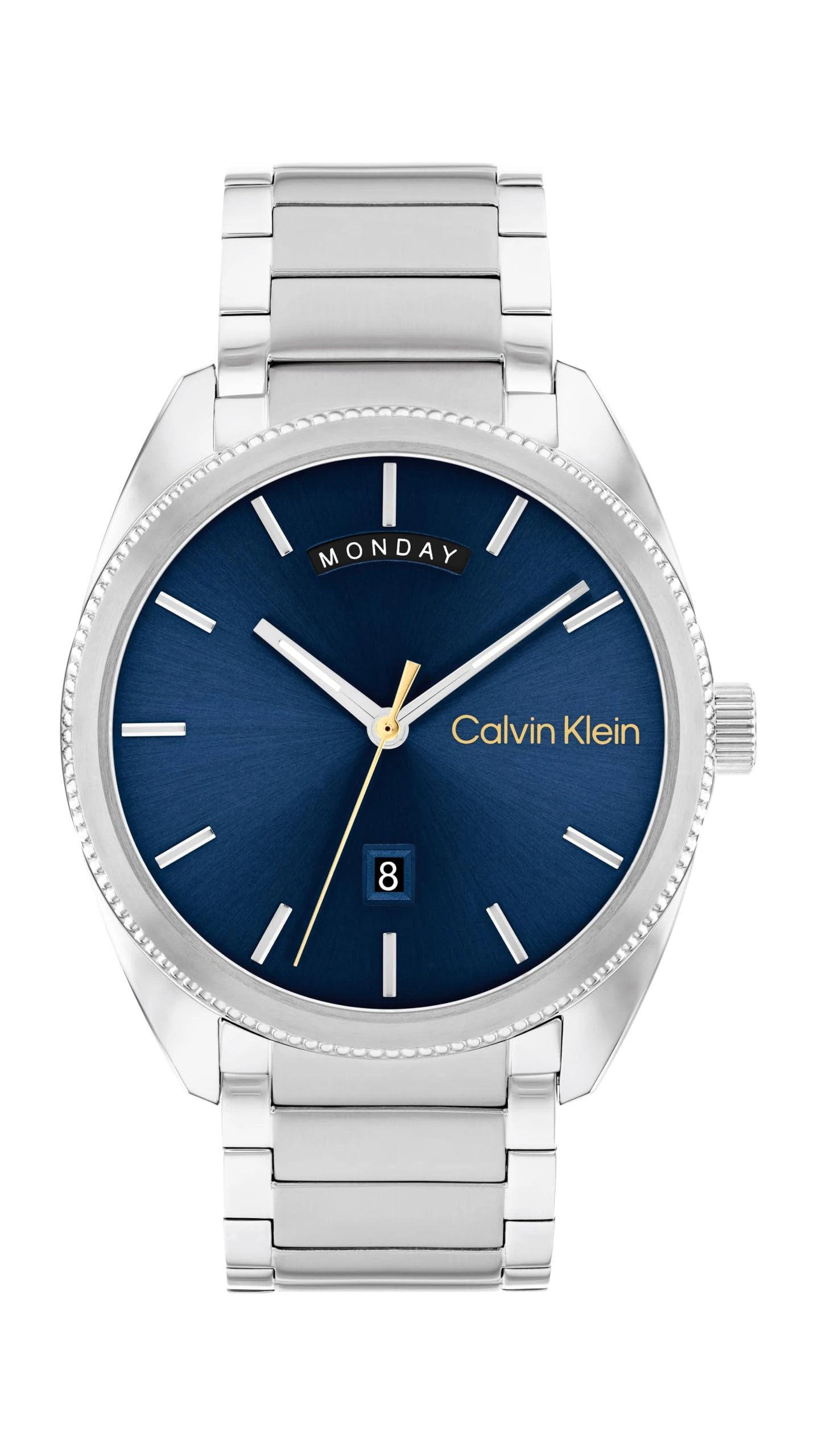Calvin Klein Analogue Quartz Watch for Men Progress Collection with Silver Stainless Steel Bracelet - 25200446