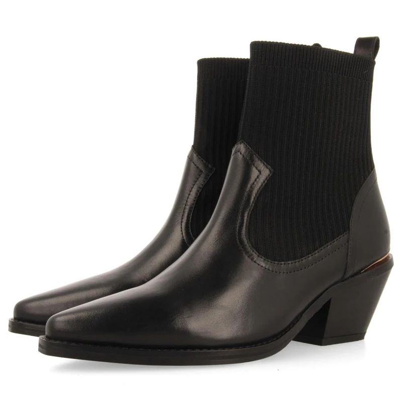 GIOSEPPO Women's tapolca Oxford Boot, Black/White, 4 UK