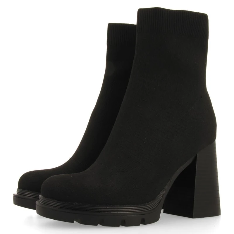 GIOSEPPO Women's Sennett Oxford Boot, Black/White, 8 UK