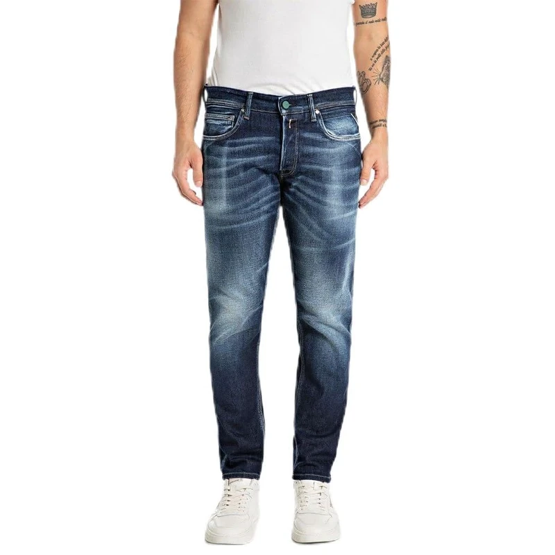 REPLAY Adult M1008 Willbi Jeans, Dark Blue 007-5, 30W / 32L