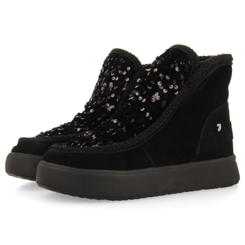 GIOSEPPO Women's Stark Boat Shoe, Black, 5 UK