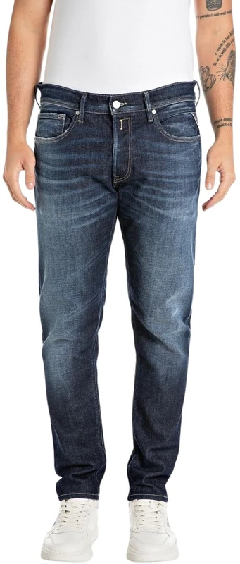 REPLAY Adult M1008 Willbi Jeans, Dark Blue 007-4, 38W / 34L