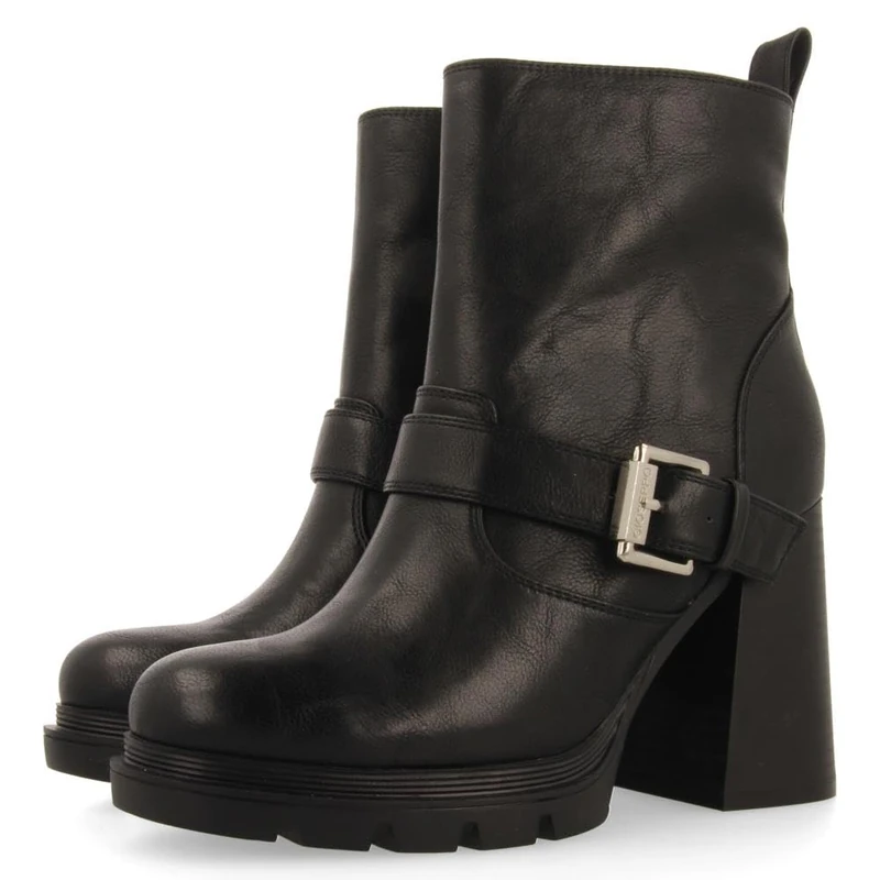 GIOSEPPO Women's siofok Oxford Boot, Black/White, 6 UK