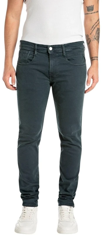 REPLAY Adult M914 Anbass Jeans, Ocean Blue 094, 30W / 36L