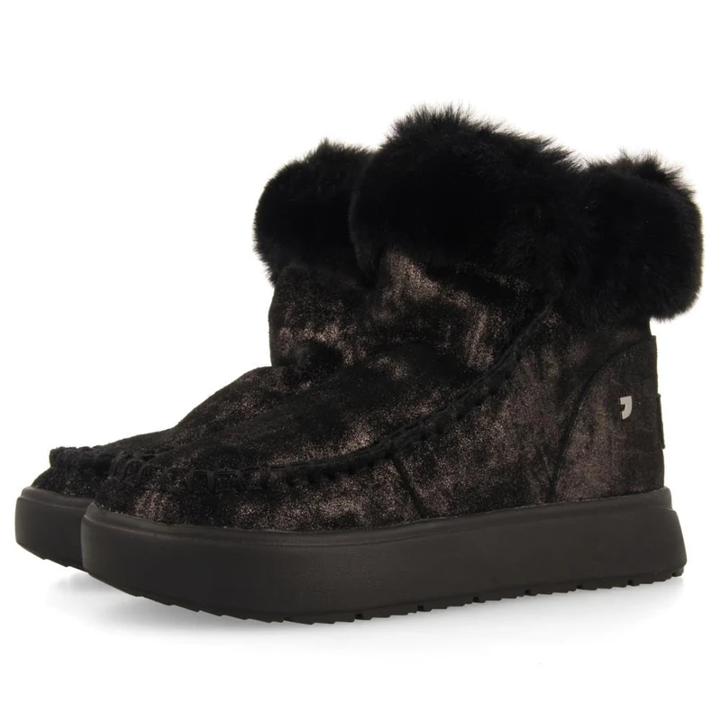 GIOSEPPO Women's Tovelde Oxford Boot, Black/White, 7 UK