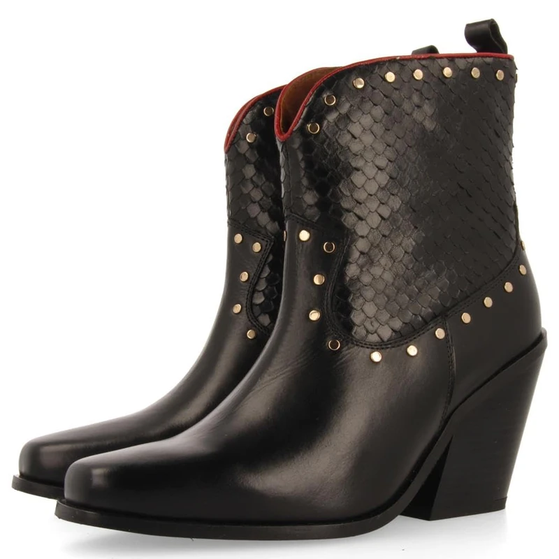 GIOSEPPO Women's Sagerby Oxford Boot, Black, 4 UK