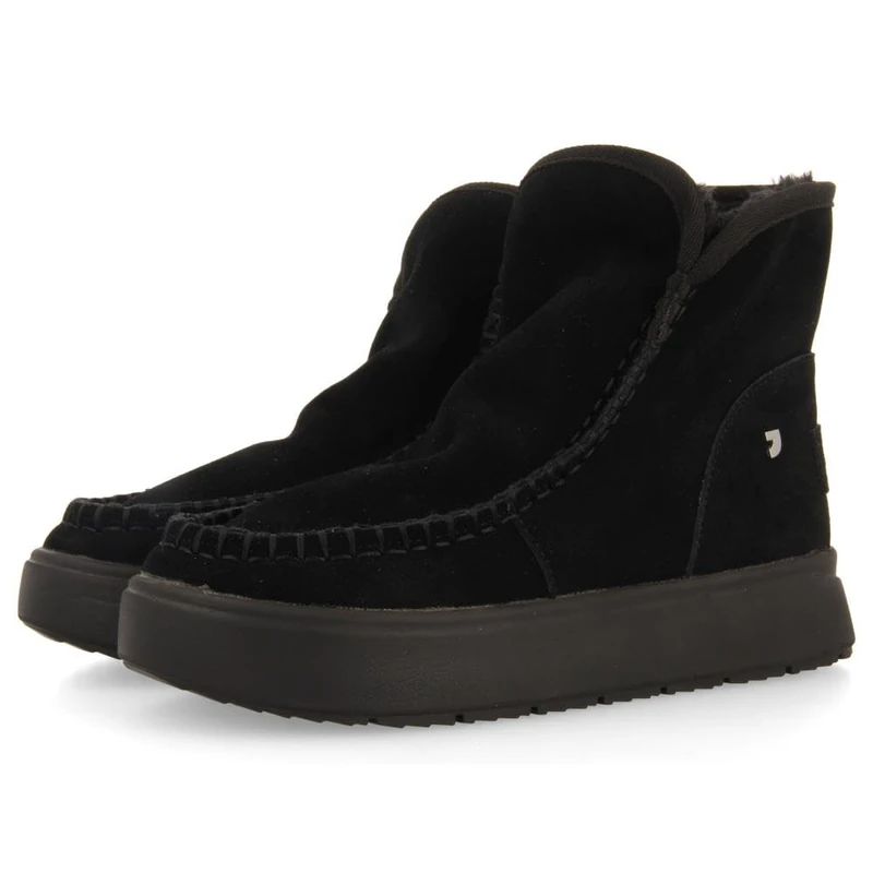 GIOSEPPO Women's Vecses Oxford Boot, Black/White, 4 UK