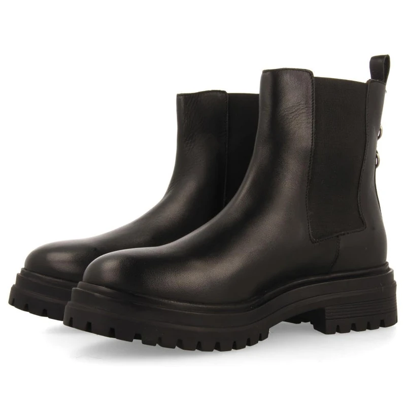 GIOSEPPO Women's Varick Oxford Boot, Black/White, 8.5 UK