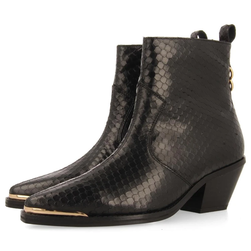 GIOSEPPO Smyrna, Women's Boots, Black, 38 EU, Black/White, 6 UK - Image 1