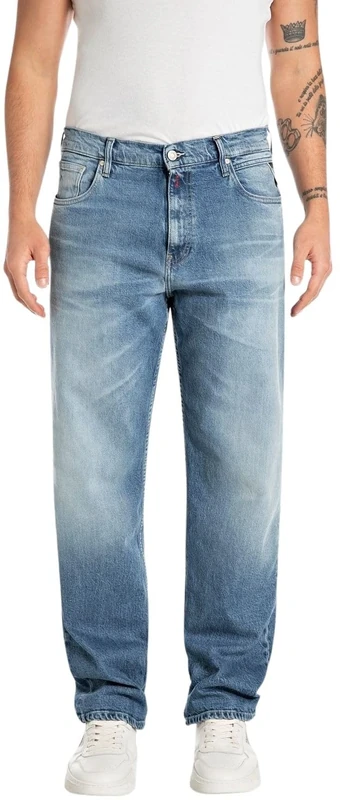 REPLAY Adult M1031 Kyran Original Jeans, Dark Blue 007, 40W / 34L