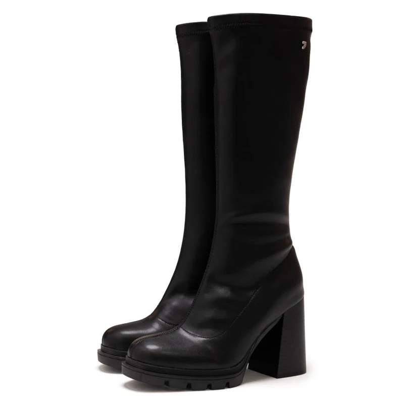 GIOSEPPO Women's Veszto Oxford Boot, Black/White, 8 UK