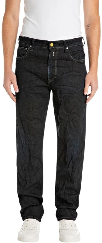 REPLAY Adult M1031 Kyran Jeans, Dark Blue 007, 34W / 34L