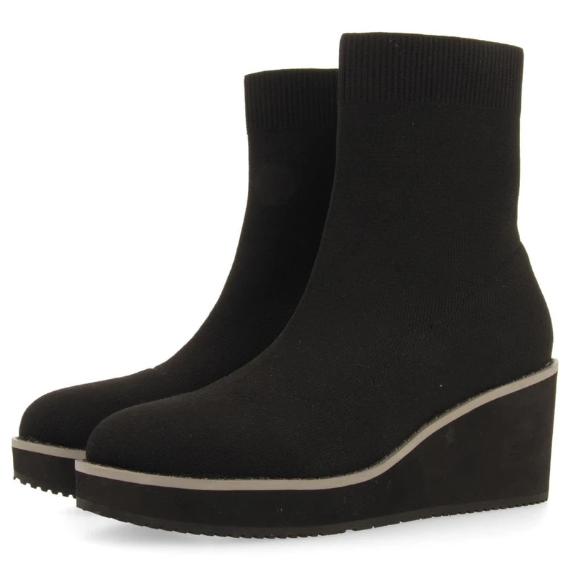 GIOSEPPO Machias, Women's Boots, Black, 41 EU, Black/White, 8.5 UK