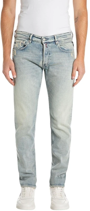 REPLAY Adult MA972 Grover Original Jeans, Superlight Blue 011, 29W / 34L