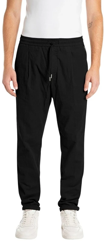 Replay Men's M9983a Trouser, 998 Nearly Black, 32 W/32 L