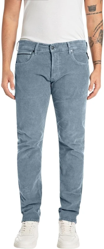 Replay Herren Jeans Grover Straight-Fit, Blau (Smoked Azure 586), 29W / 30L