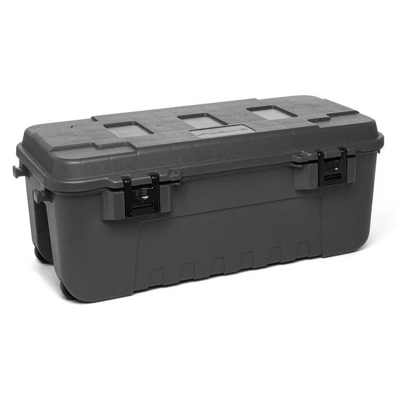 PLANO Sportsman's Trunk - Large 102ltr,Charcoal, Military-Grade Storage Box with Lid, Heavy Duty, Large, Camping & Army Storage Trunks, Perfect for Hunting, Paintball, Airsoft or Home Storage
