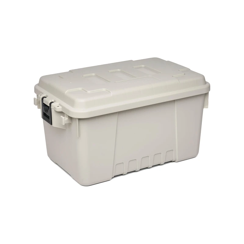 PLANO Sportsman's Trunk - Large 102ltr,Smoke White, Military-Grade Storage Box with Lid, Heavy Duty, Large, Camping & Army Storage Trunks, Perfect for Hunting, Paintball, Airsoft or Home Storage
