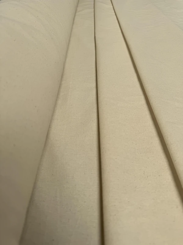 100% Cotton Natural Calico Unbleached Craft Fabric Medium Weight 10MTR