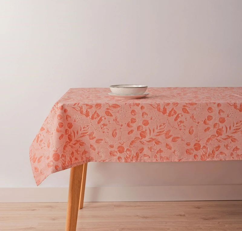 BELUM | Stain Resistant Jacquard Tablecloth Size 240 x 155 cm - Stain Resistant Extra Soft Touch Tablecloth - Fabric Tablecloth 70% Cotton - 30% Polyester Model 32010D2