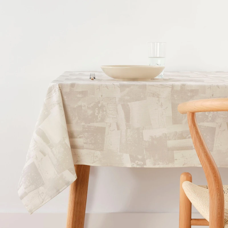 BELUM | Stain Resistant Tablecloth Size 300 x 140 cm - Extra Soft Touch Tablecloth Colour Multicolor - Tablecloth 100% Made in Spain Fabric 100% Organic Cotton - Tablecloth Model 0120-373