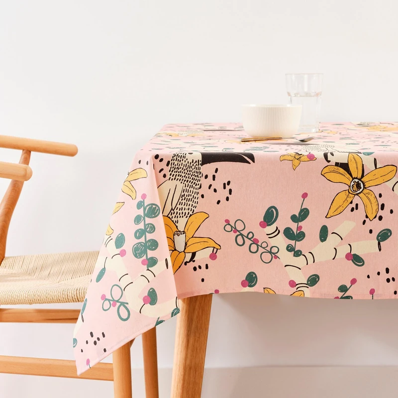 BELUM 0120-409 Stain-Resistant Tablecloth Size 250 x 140 cm Extra-Soft Touch Multi-Coloured