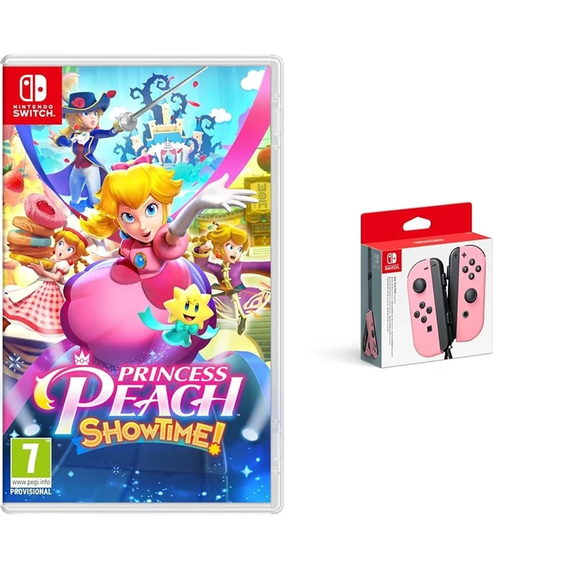 Princess Peach Showtime + Joy-Con Pair (Pastel Pink)